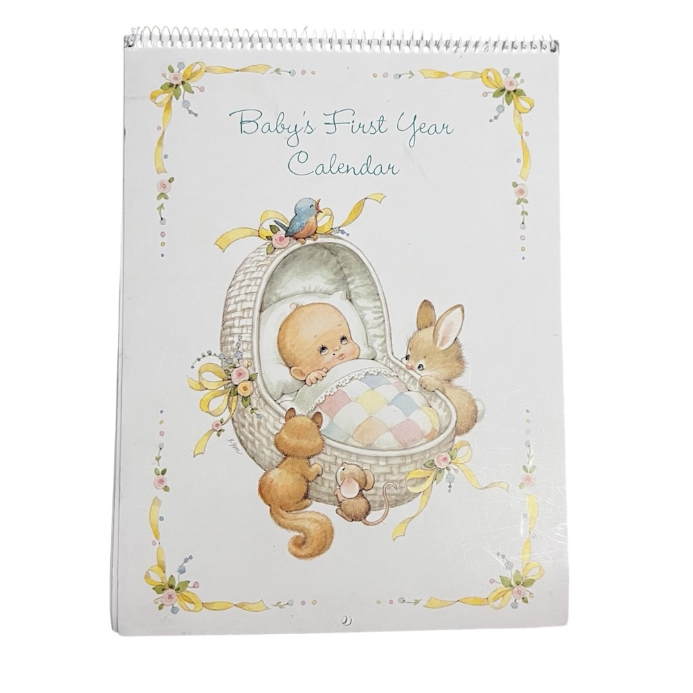 Baby’s First Year Calendar designed by Ruth Morehead Printed in USA NEW